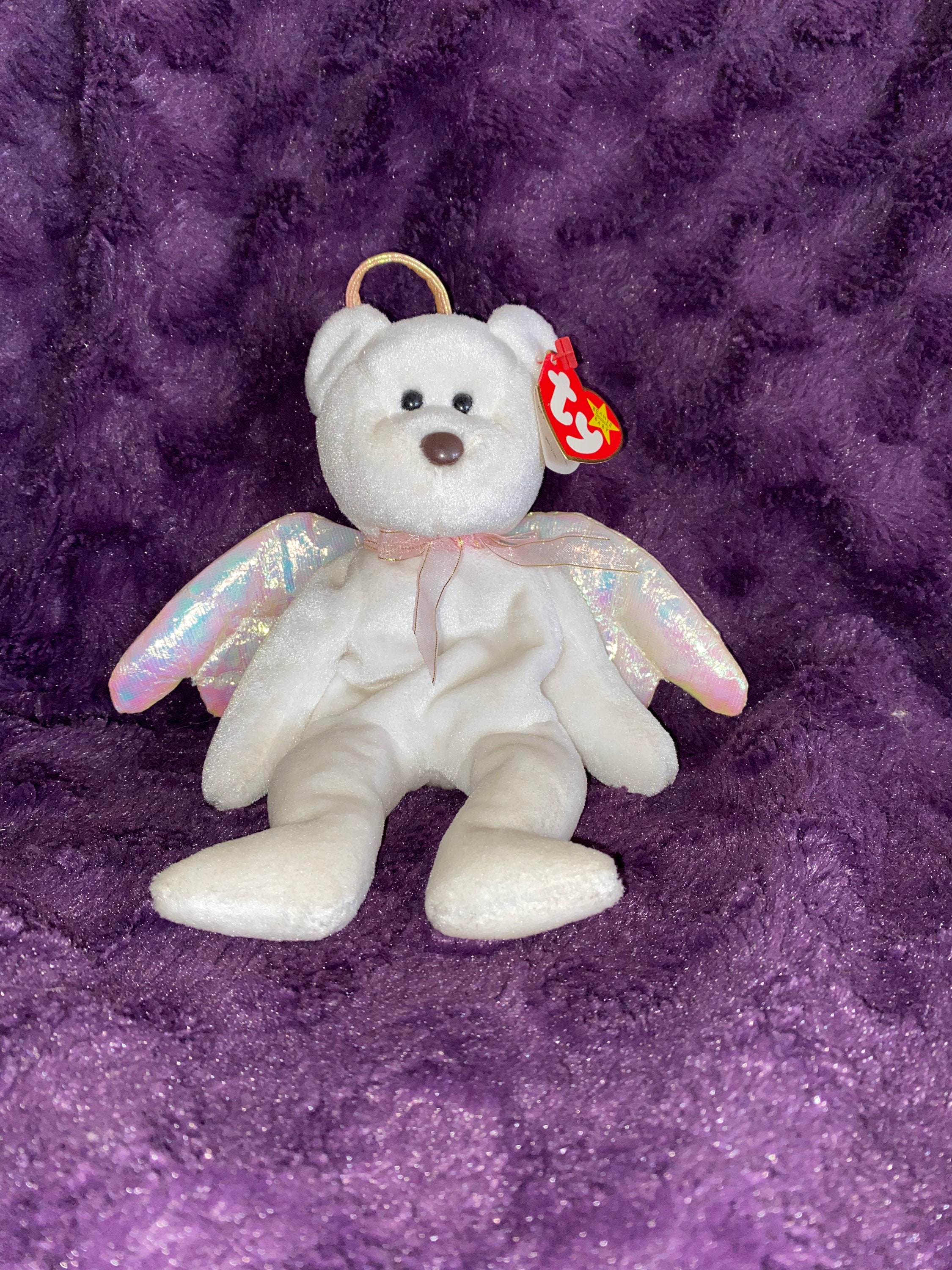 Halo Beanie Baby With Rare Brown Nose - Etsy