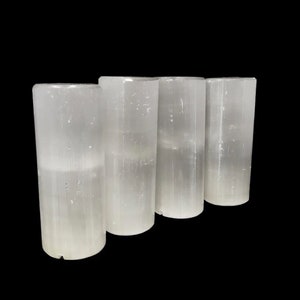 XL Selenite Lamp 14 " Crystal Lamp White Natural Light LED Cord Extra Large Pillar Tower image 9