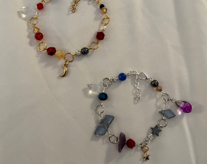 Set Di 4 Braccialetti Boho Con Foglie E Cristalli, Turchesi, Regolabili, Gioielli Da Mano Per Donna - 2