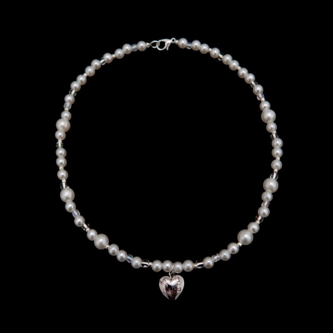 Handmade Pearls Pink and White Glass Beads Coquette Preppy Etsy