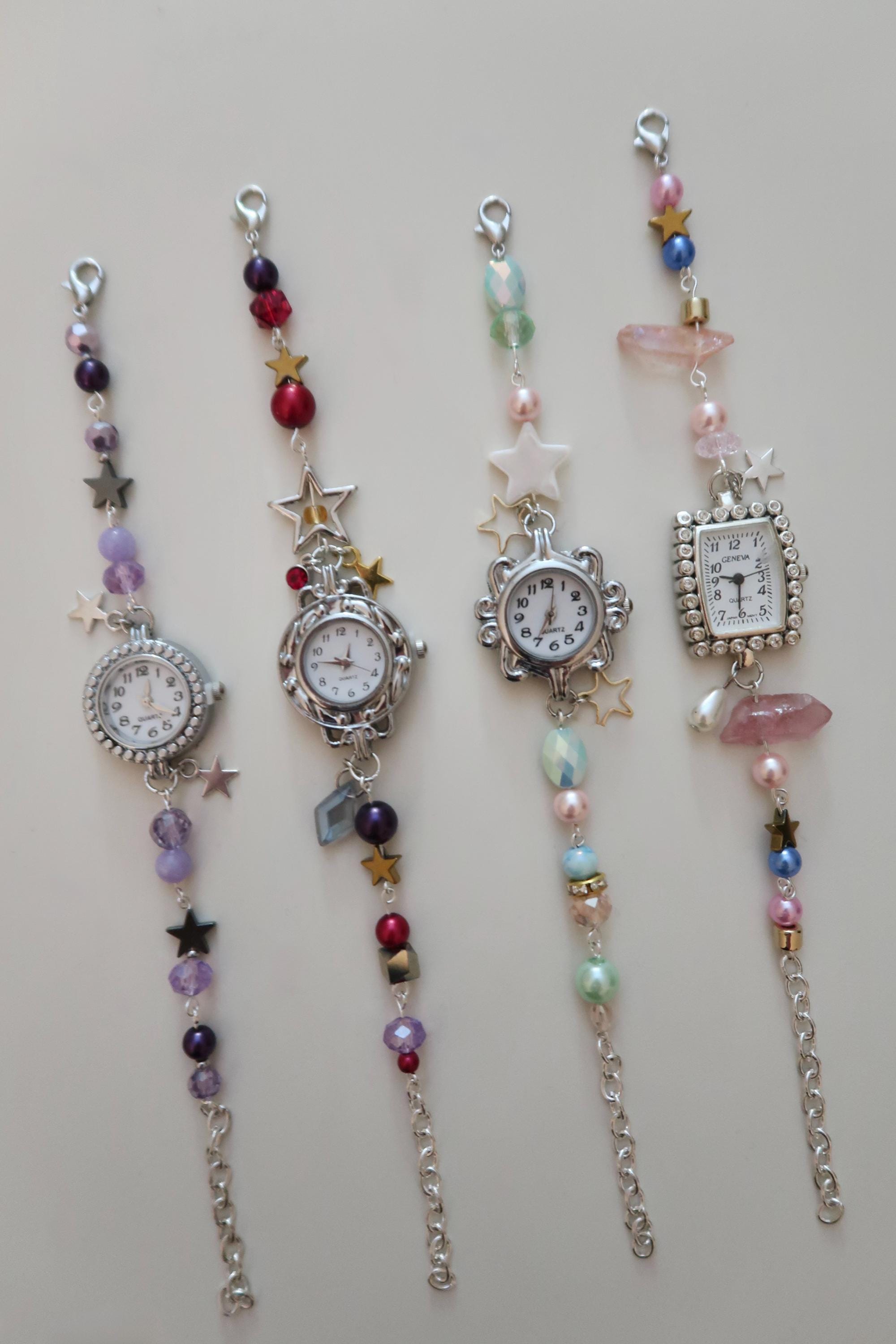 Steven Universe Inspired Watches Beaded Watches Crystal Gems 