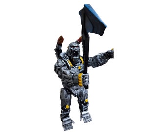 Mecha-Kong 8" Mexican hard plastic toy figure monster robot