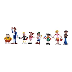 Chavo del 8 - 4&quot; 8 Figuras de Juguete Mexicanas Fabricadas a medida Chaves Chespirito