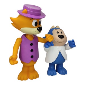 Top Cat & Benny The Ball bundle soft plastic mexican toy Figures 10" and 8" tall