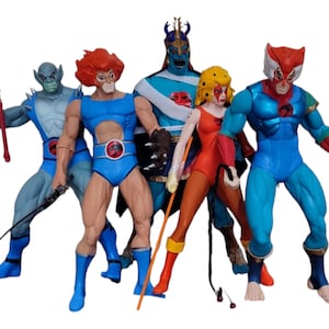 Thundercats - 5 Figure bundle Mexican manufactured soft vinyl toy figures