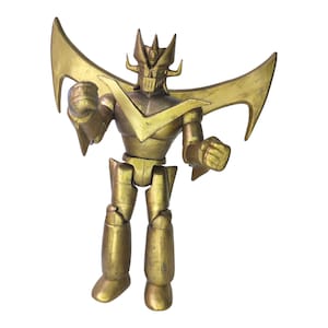 Mazinger Z Gold 11&quot; hard plastic Mexican toy figure