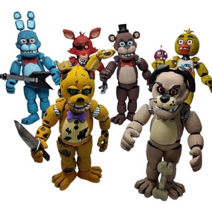 Figuras de juguete animatrónicas de 8" de alto de Five Nights At Freddy's 6