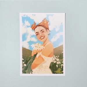 Daisy Wall Art Print 5x7