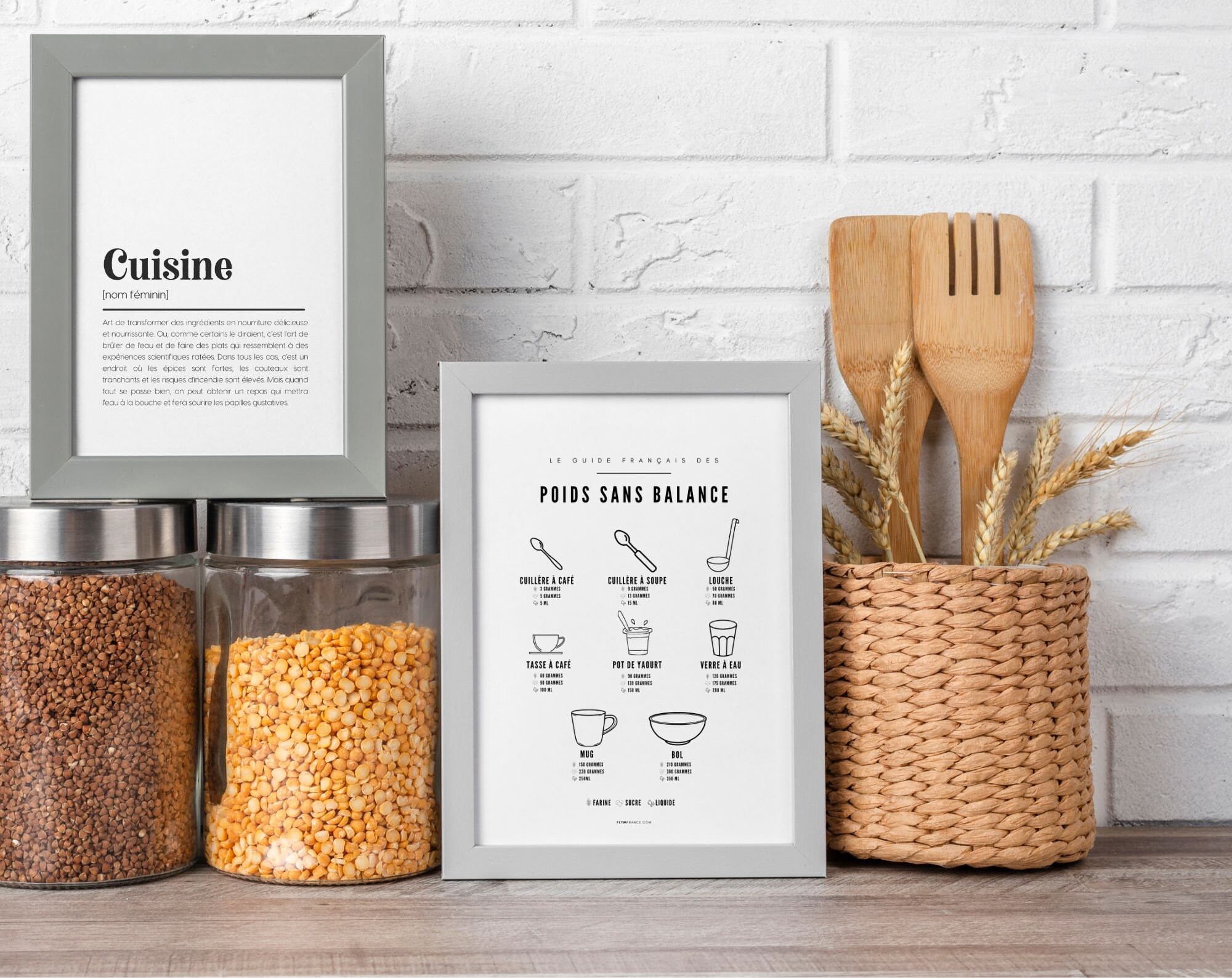 Displays weights without using a scale Guide to weighing without a