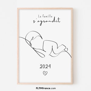 Pastille d’annonce de grossesse - Bébé 2024