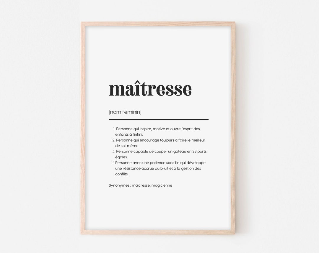 Master Definition Poster Printable Poster Last Minute Etsy UK