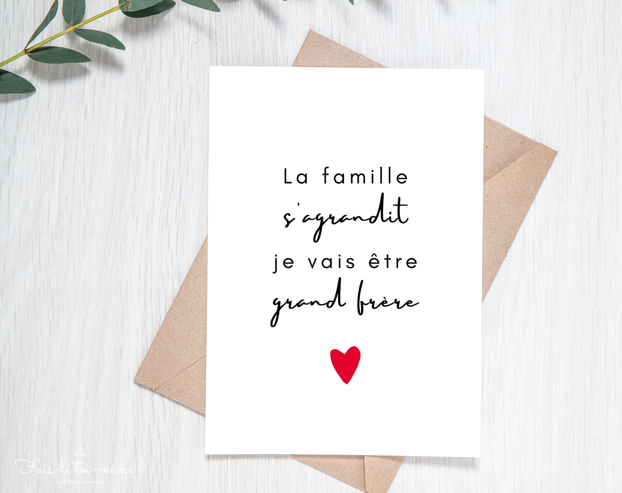 Carte Annonce De Grossesse Bebe Naissance La Famille Etsy