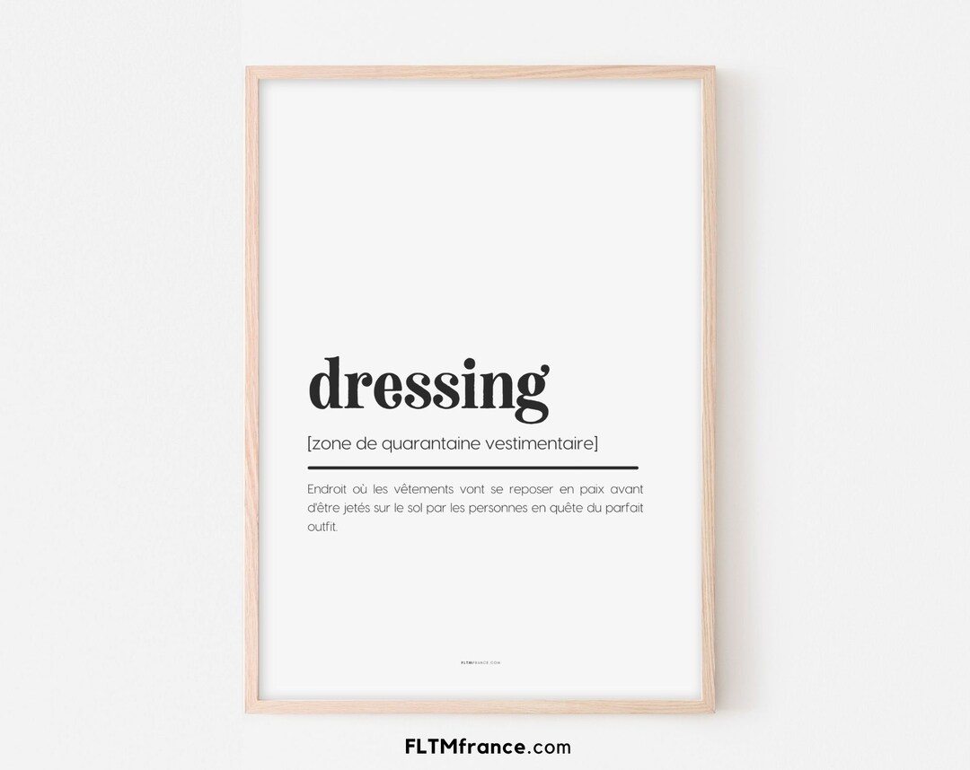 Humor Dressing Room Definition Poster Original Gift Idea to Etsy