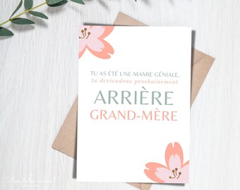 Jolie Carte Fleur Etsy France