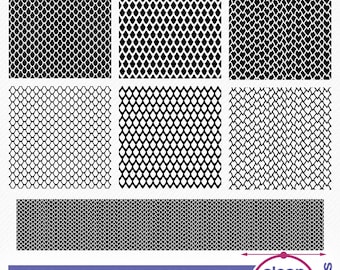 Dragon Scale SVG Bundle, Seamless Transparent Black and White Dragon scale Patterns Template cutting and clipart files, Dragon texture