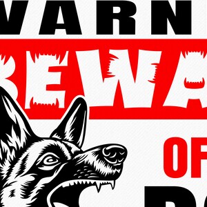 Aluminiumschild „Beware Of Dog“ – Vintage-Stil, 20,3 X 30,5 Cm, Wetterfest, Mit Deutscher Schäferhund