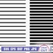 Seamless Stripes Pattern SVG Vector Bundle, Thick and Thin Lines ...