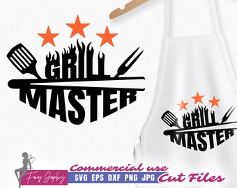 Grill Apron SVG | Grill Master SVG design