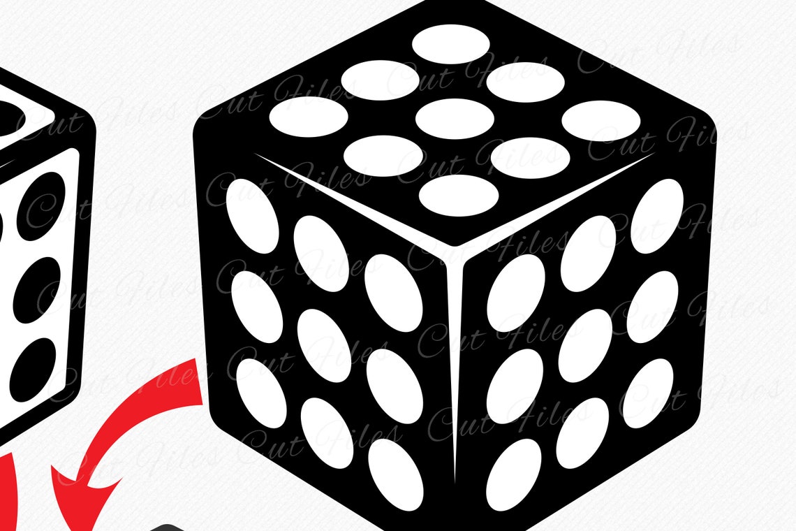 Dice Template SVG Dice Blank Design Make Your Own Dice Etsy