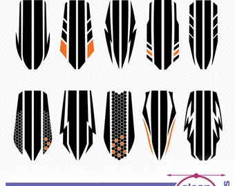 Hood Racing Stripes SVG Rally vector Bundle cutting and clipart files