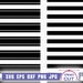 Seamless Stripes Pattern SVG Vector Bundle, Thick and Thin Lines ...