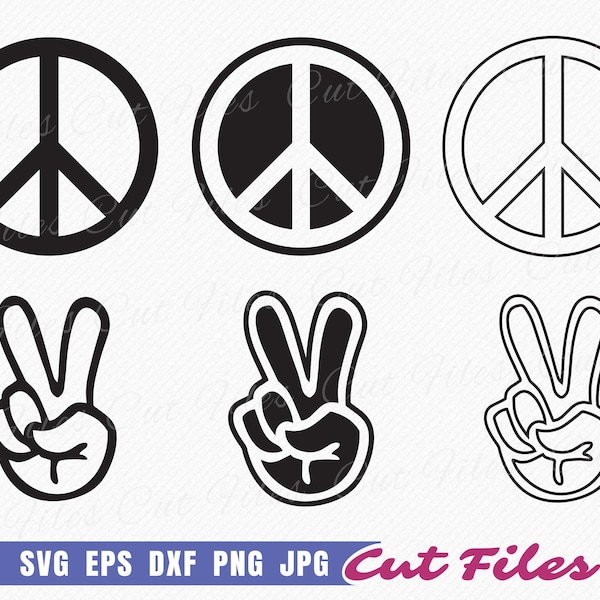 Two Finger Peace Sign - Etsy