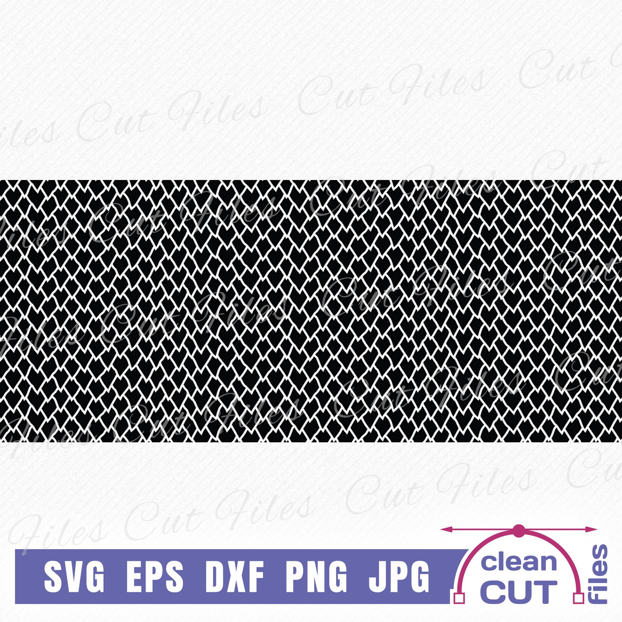 Dragon Scale SVG Bundle, Seamless Transparent Black and White Dragon