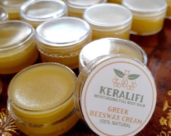 Greek Beeswax Balm: Natural Hand & Body Moisturizer (Mini Sample)
