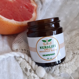 Grapefruit Beeswax Balm: Greek Keralifi Body Moisturizer
