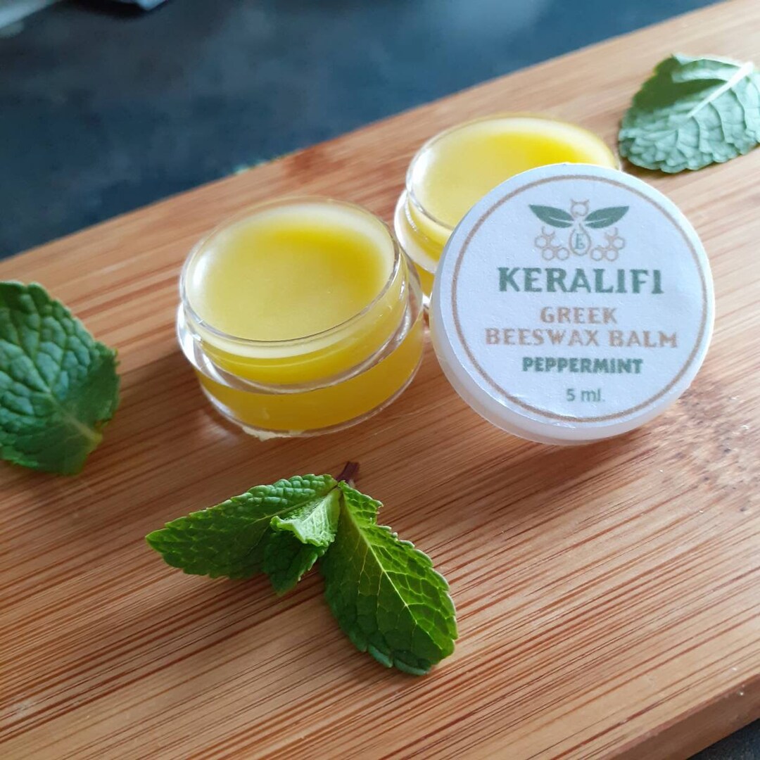 Mint Lipbalm Peppermint Lip Balm Mint Lip Gloss Natural Etsy UK