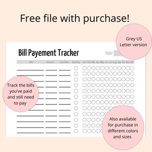 Paycheck Budget Planner Paycheck Planner Printable PDF Finance Tracker ...