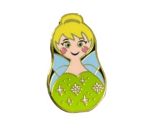 lapel pin Walt Disney pins Disney enamel pin Peter Pan gift badge Accessoires Emblemen & pinnen Pinnen & buttons Tinkerbell jewelry Vintage Tinkerbell pin 