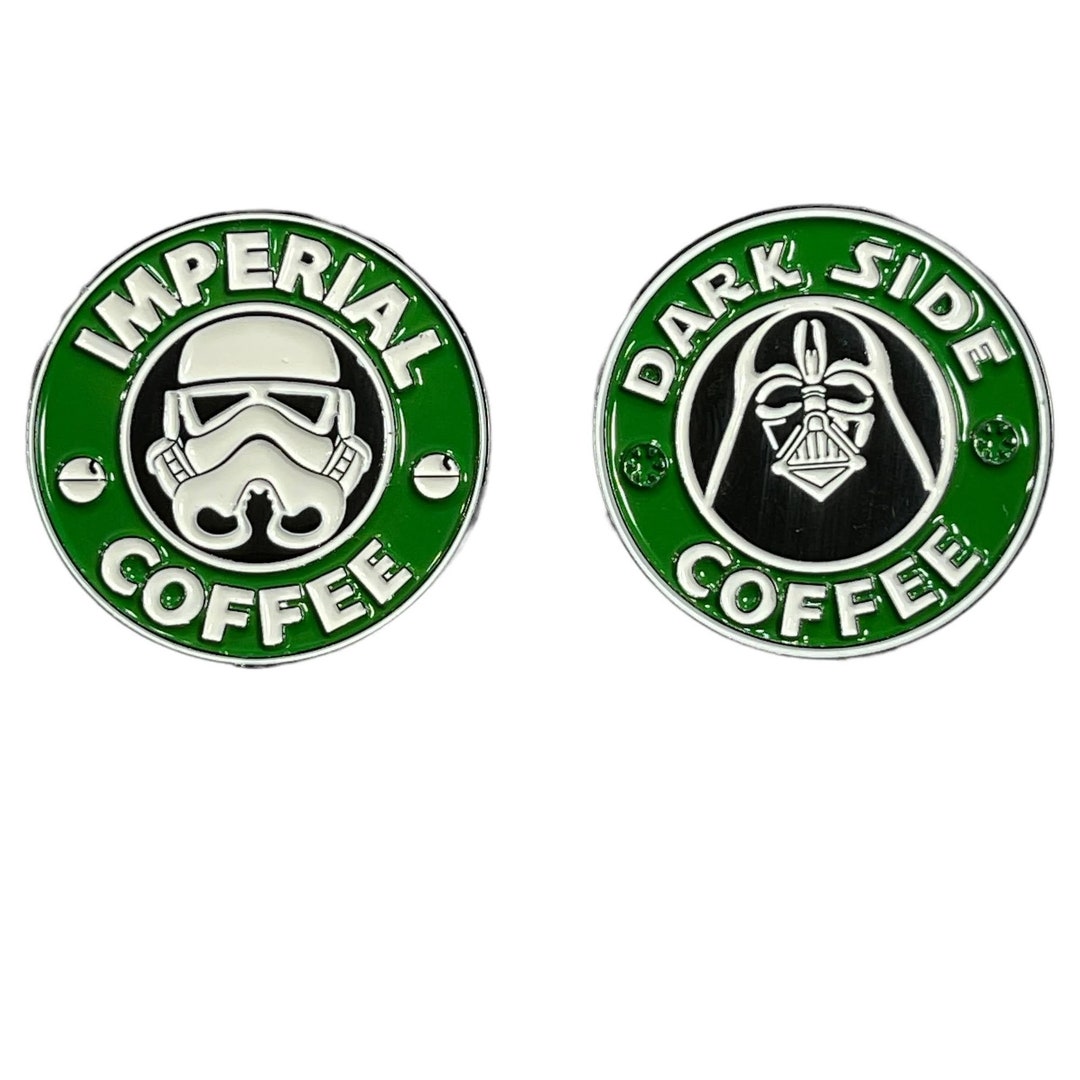 Darth Vader Lapel Pin Star Wars Disney Inspired Storm Trooper Dark Side Coffee Accessories