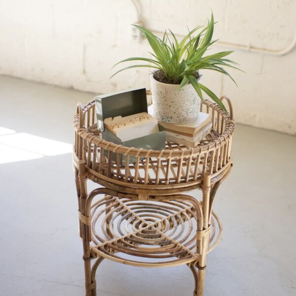 Cane Coffee Table Etsy