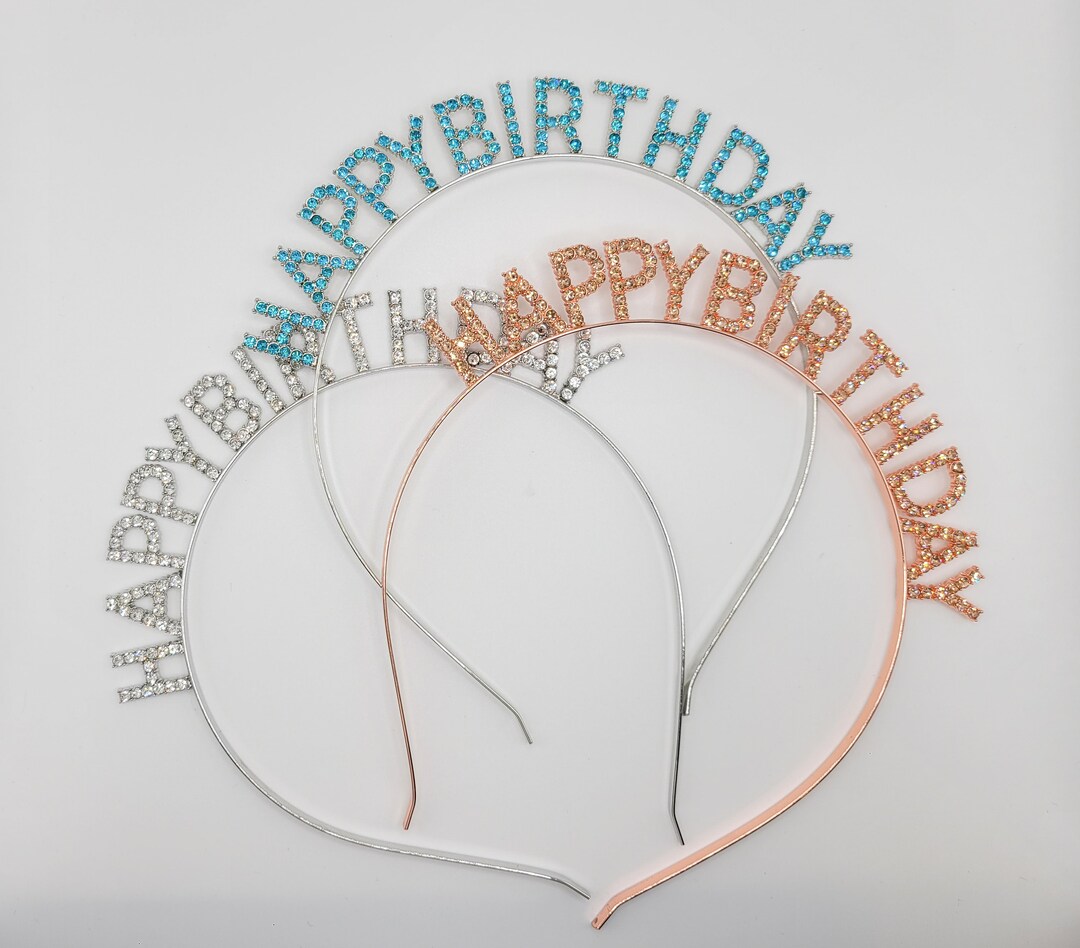 Happy Birthday Headband Birthday Headband Birthday Letter - Etsy