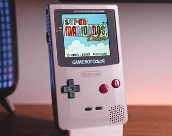 GameBoy Color DMG: IPS + USB-C + 1800mah Battery Retro Modding Nintendo