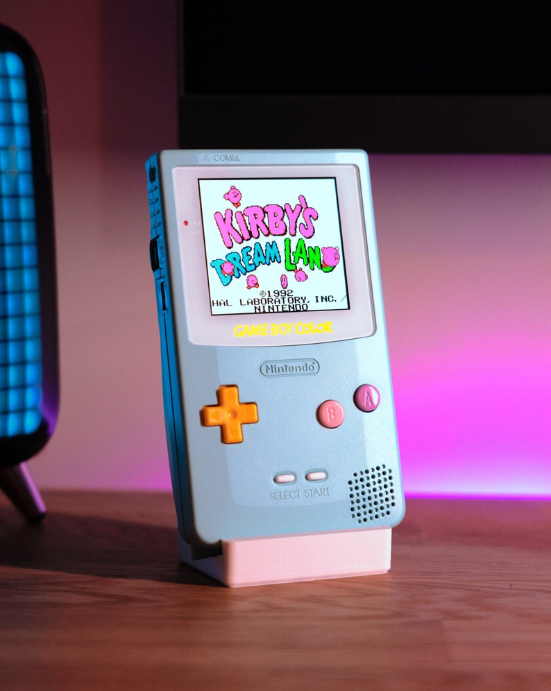Game Boy Custom Kawaii style with IPS Laminated 2.6 LCD image 1