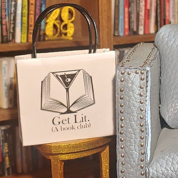 March's Get Lit (A book club): Time to Fill Your Miniature Bookshelves