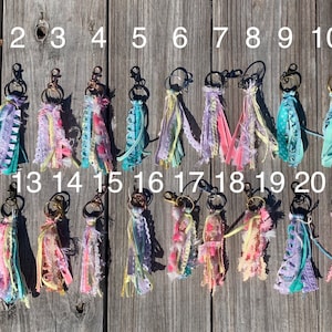 Ribbon Key Chains - Handmade