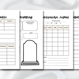 Puede incluir: Una lista de verificaci&oacute;n imprimible para la planificaci&oacute;n del final de la vida. La lista de verificaci&oacute;n incluye secciones para la familia, los arreglos funerarios, la informaci&oacute;n m&eacute;dica y los contactos de emergencia.