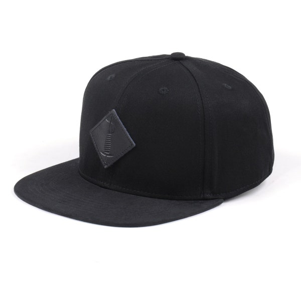 Hilandero Snapback Cap Baumwolle schwarz Größenverstellbar OneSize Unisex