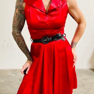 side boob skater dress American Apparel Ponte Sleeveless Skater Dress
