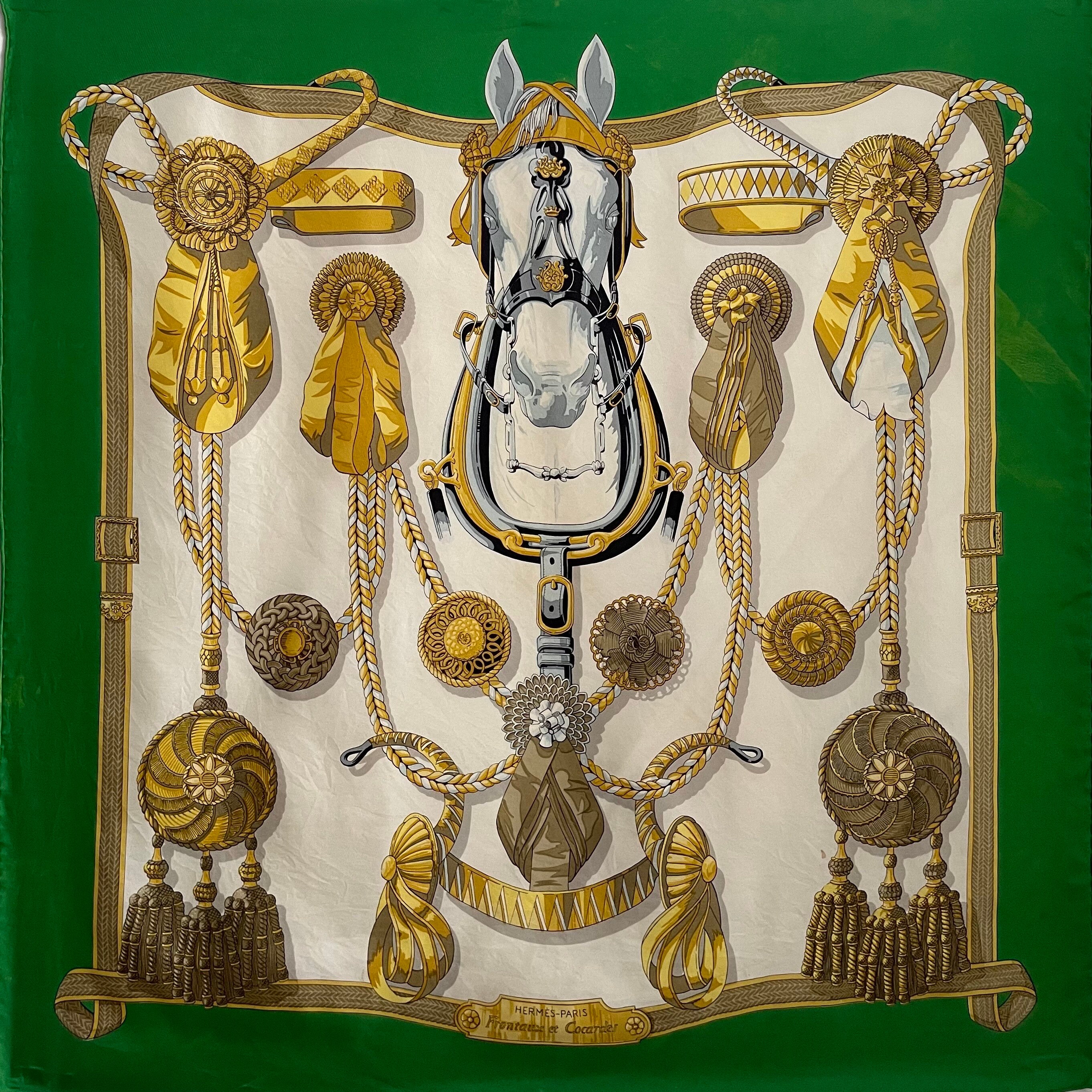 Hermès Carré 'Frontaux et Cocardes' - Hermès | ArtListings
