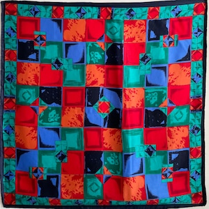 Vintage Silk Scarf Bill Blass Neckscarf Accessories Headscarf Women Winter Summer Fashion-Free shipping