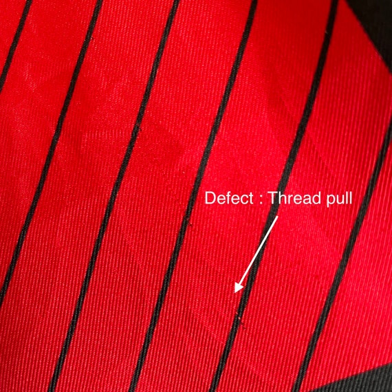 Louis Feraud Mod Stripe Red Vintage French Design… - image 7