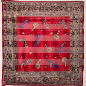 Vintage Silk Scarf Neckscarf Headscarf Accessories Women Summer Winter Fashion-Free shipping