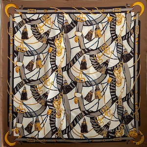 Vintage Leilian silk scarf - Free shipping