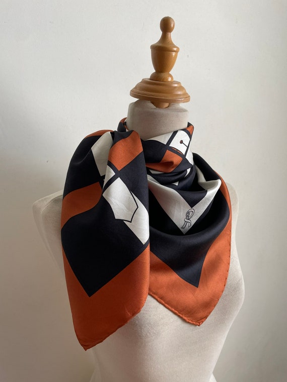 Roberta di Camerino Vintage Silk Headscarf Necksc… - image 4