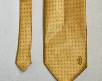 Vintage Yves Saint Laurent Pour Homme (Conjuntos de trabajos elaborados establecidos en 1999) Accesorios de corbata de corbata hechos a mano de seda Ropa masculina - Envío gratuito