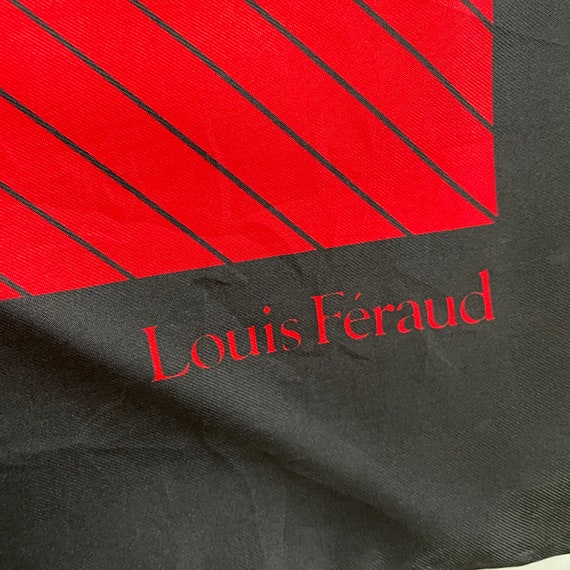 Louis Feraud Mod Stripe Red Vintage French Design… - image 3